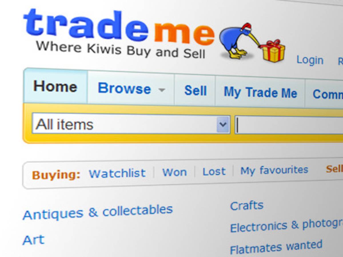 Where would you buy the items. Trade me nz. Trademe. Register all. New buy item.