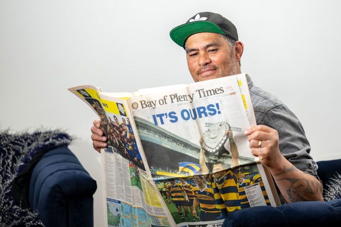 Former Steamers captain Wayne Ormond reflects on some of the coverage of the 2004 Ranfurly Shield win. Photo by Jamie Troughton/Dscribe Media.