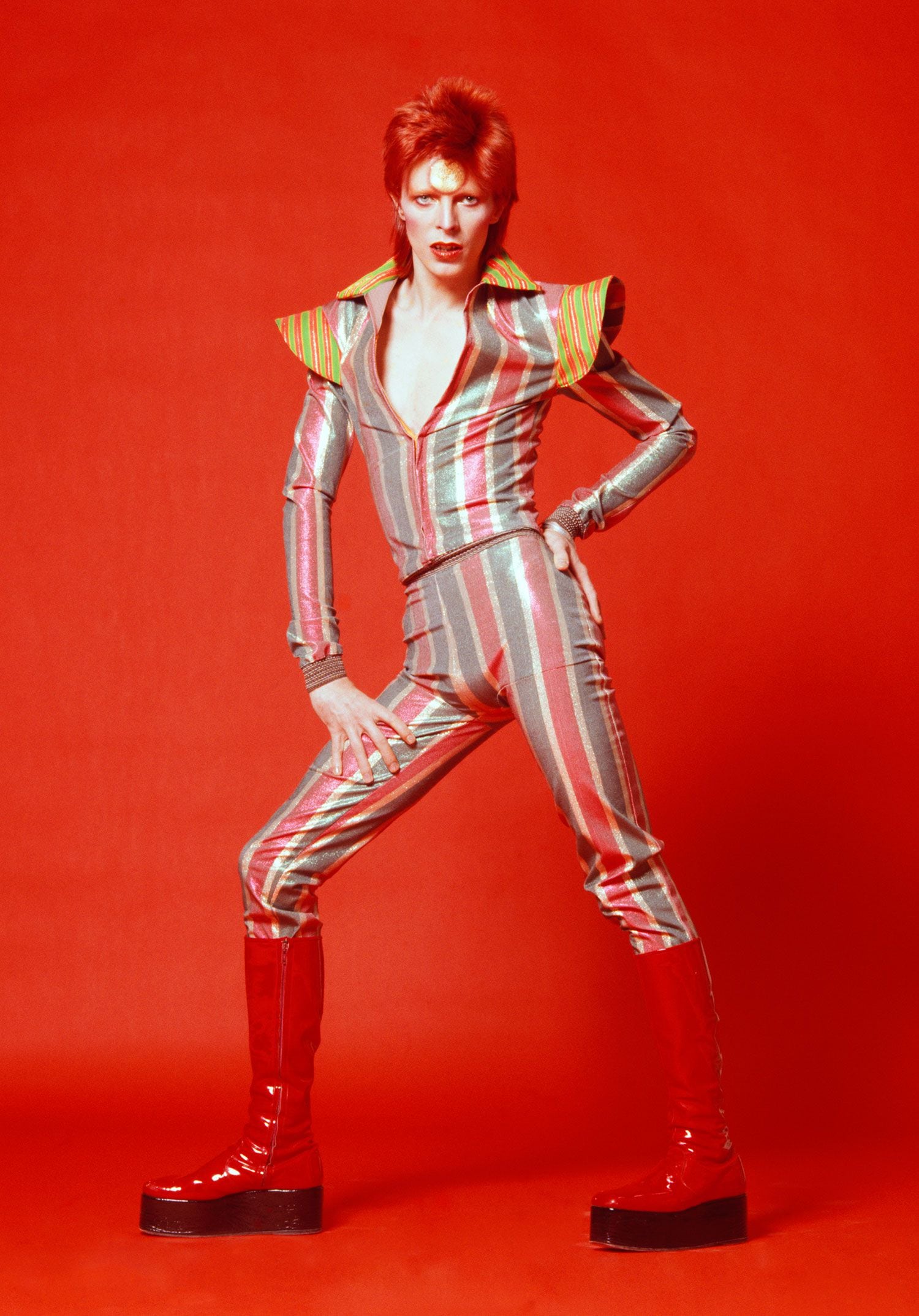 DIY David Bowie Flame Costume