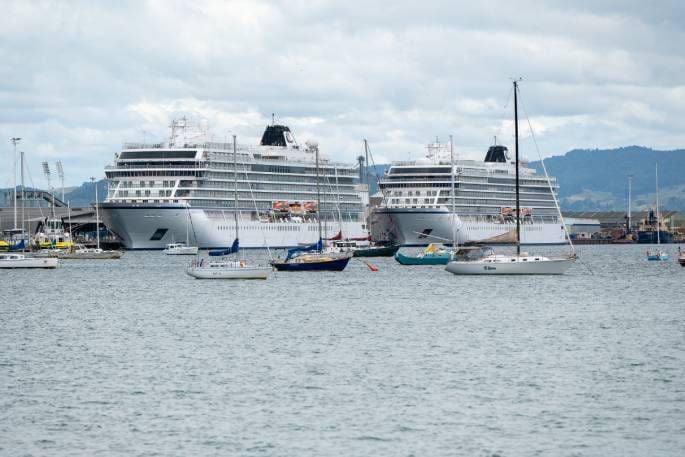 The last ship, The Insignia, will arrive on May 27. Photo / David Hall