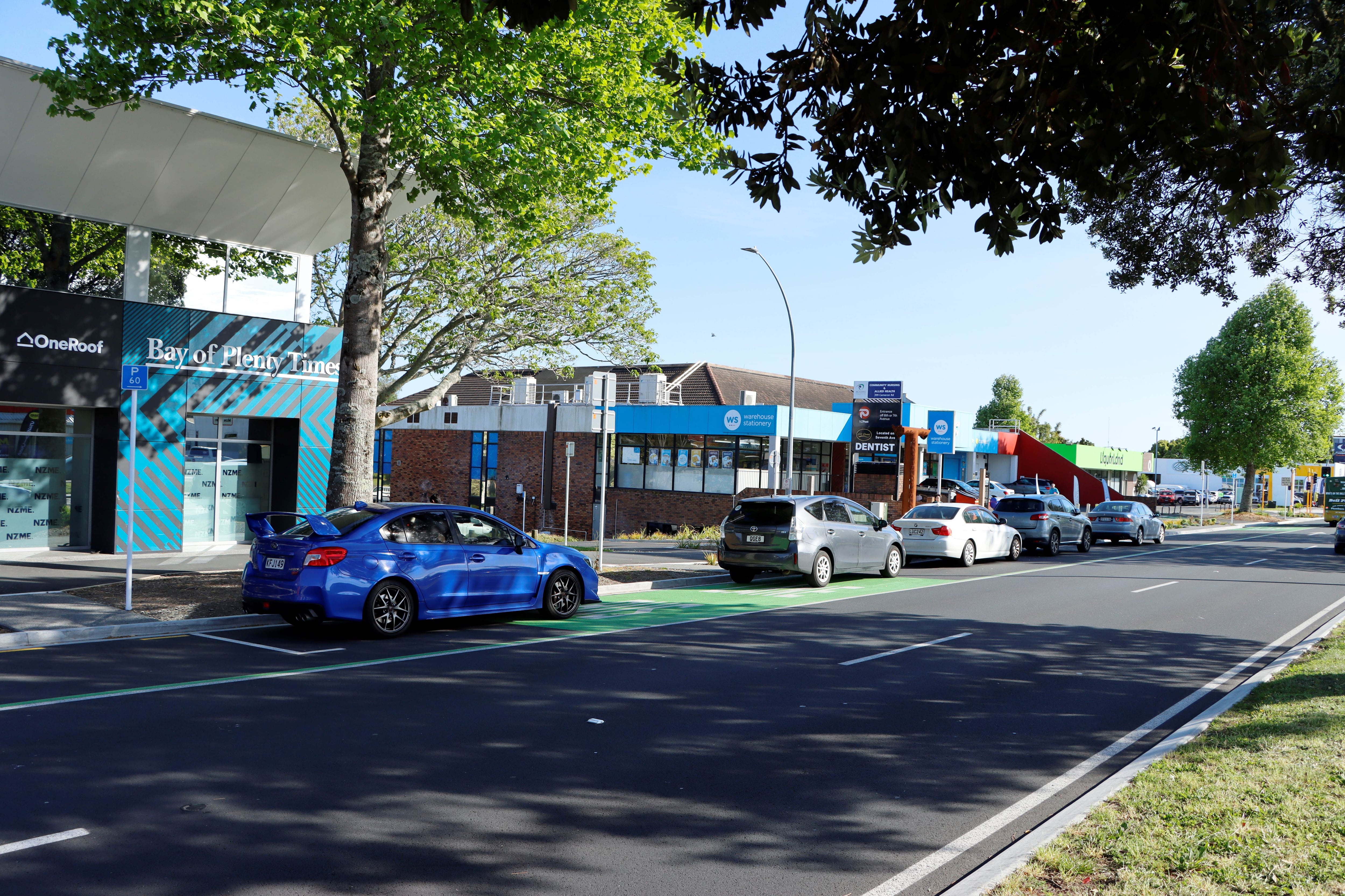 7th Ave in Tauranga was turned into a cul-de-sac as part of stage one of Tauranga City Council's Cameron Rd project. Photo / Ayla Yeoman