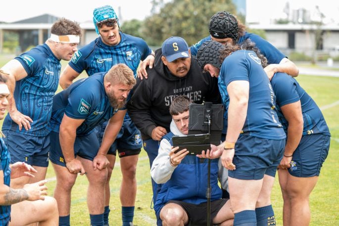 Bay of Plenty Steamers at team practice on Wednesday.  Photo: David Hall.