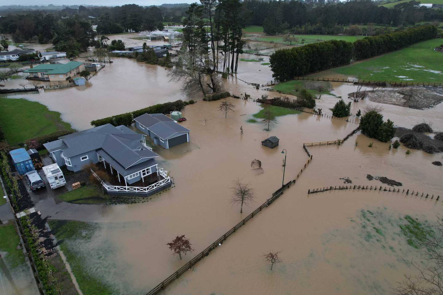 West Auckland flooding Incredible photos as Kumeū experiences second