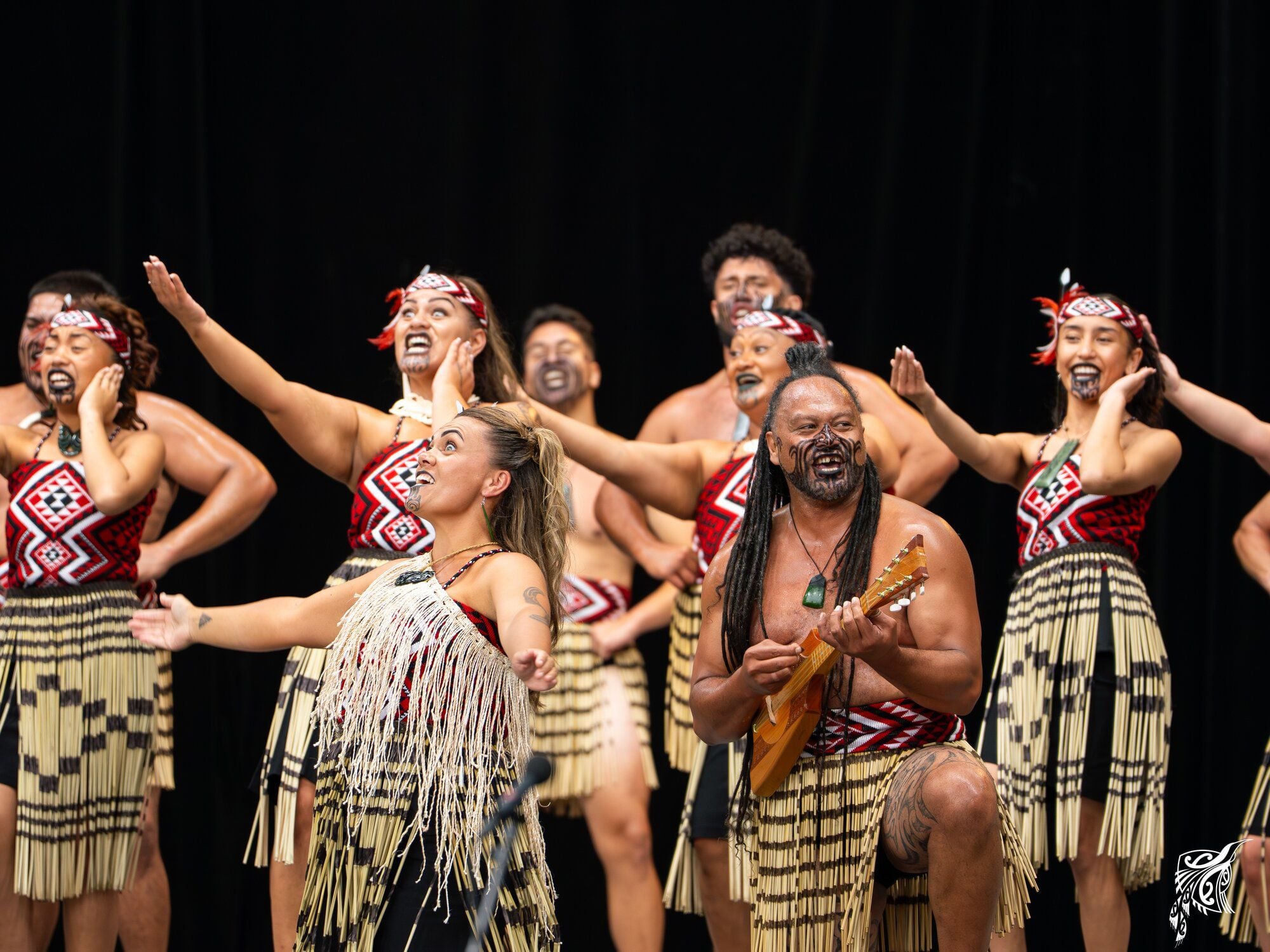 Te Kapa Haka o Ngāti Ranginui had 30 minutes on stage to impress judges. Photo / Te Matatini Enterprises