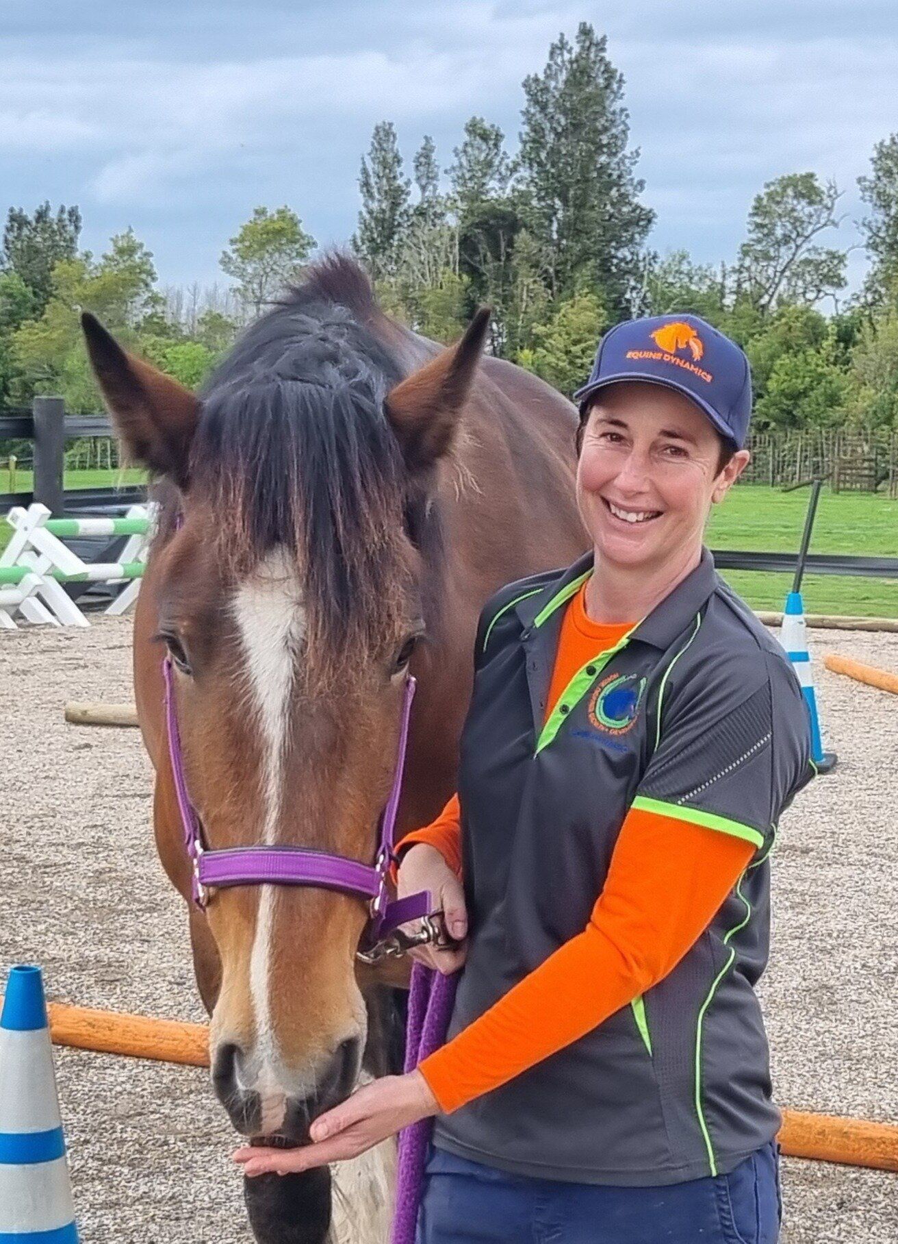  Owner of Equine Dynamics, Leanne Benjamin, with Tommy the horse. Supplied photo