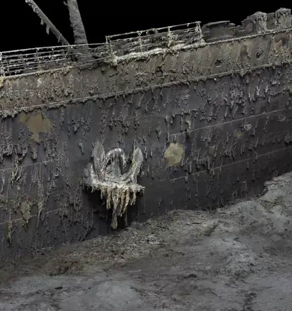 Advanced 3D model goes inside Titanic wreck