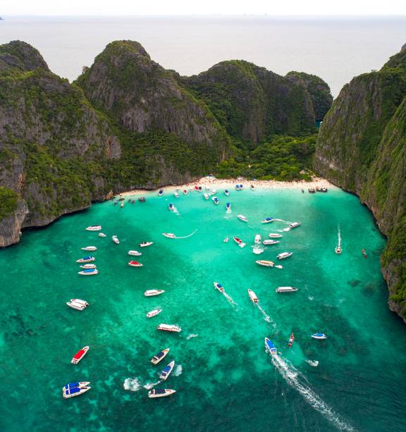 Thai authorities still don't know when they'll reopen Maya Bay, made famous  by The Beach - NZ Herald
