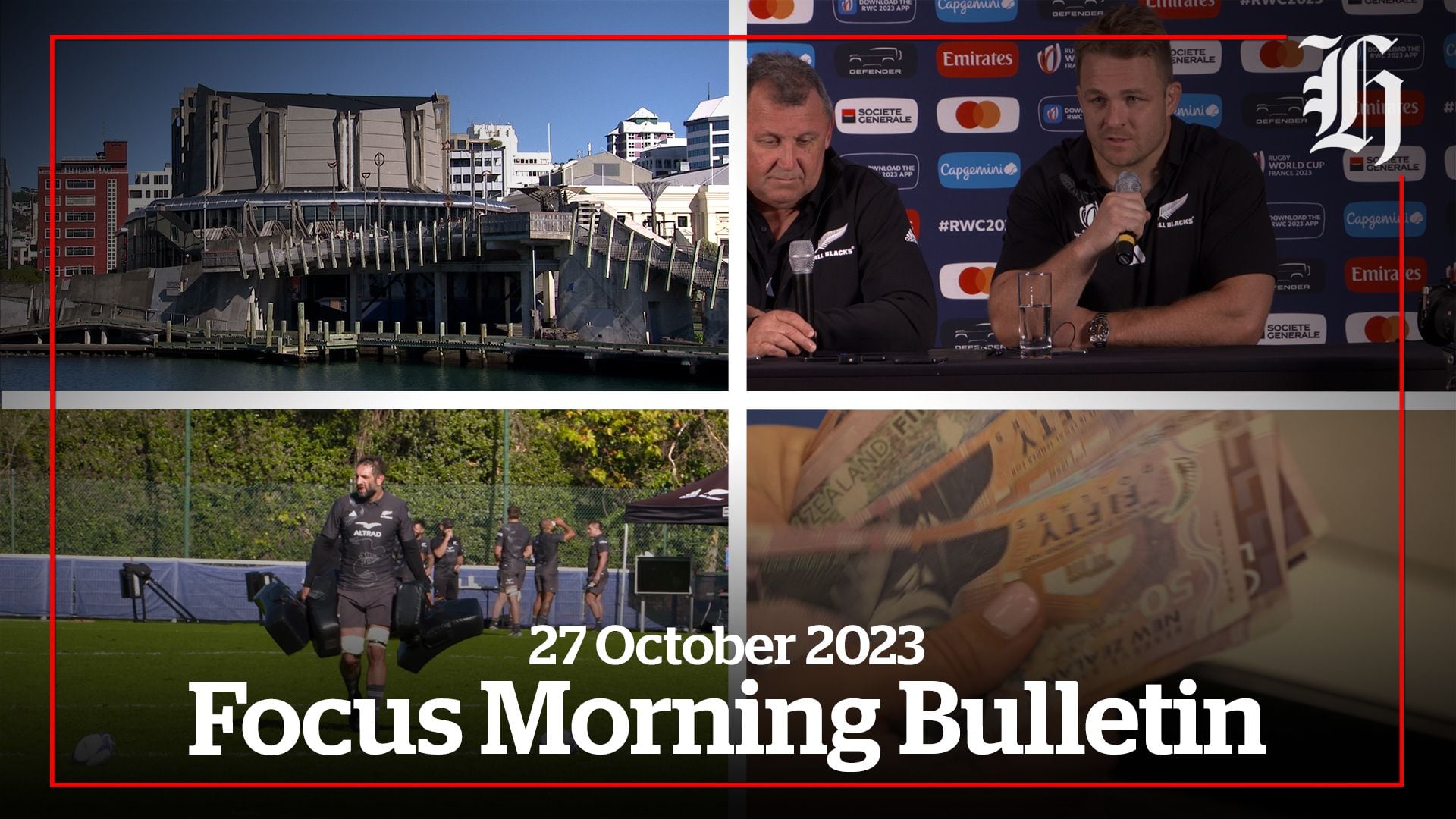 All Blacks name team, change of plans and temperatures plummet | Focus  Morning Bulletin October 27, 2023