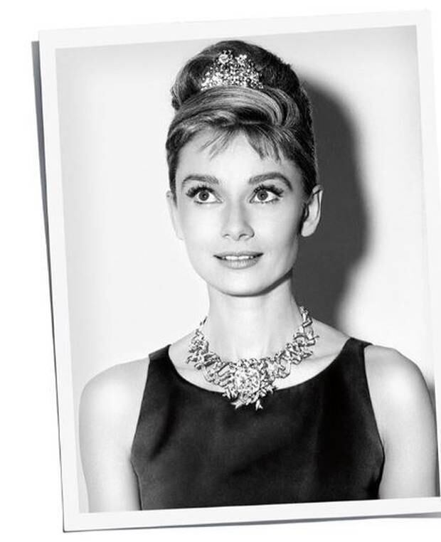 Image result for Audrey Hepburn oscar diamond