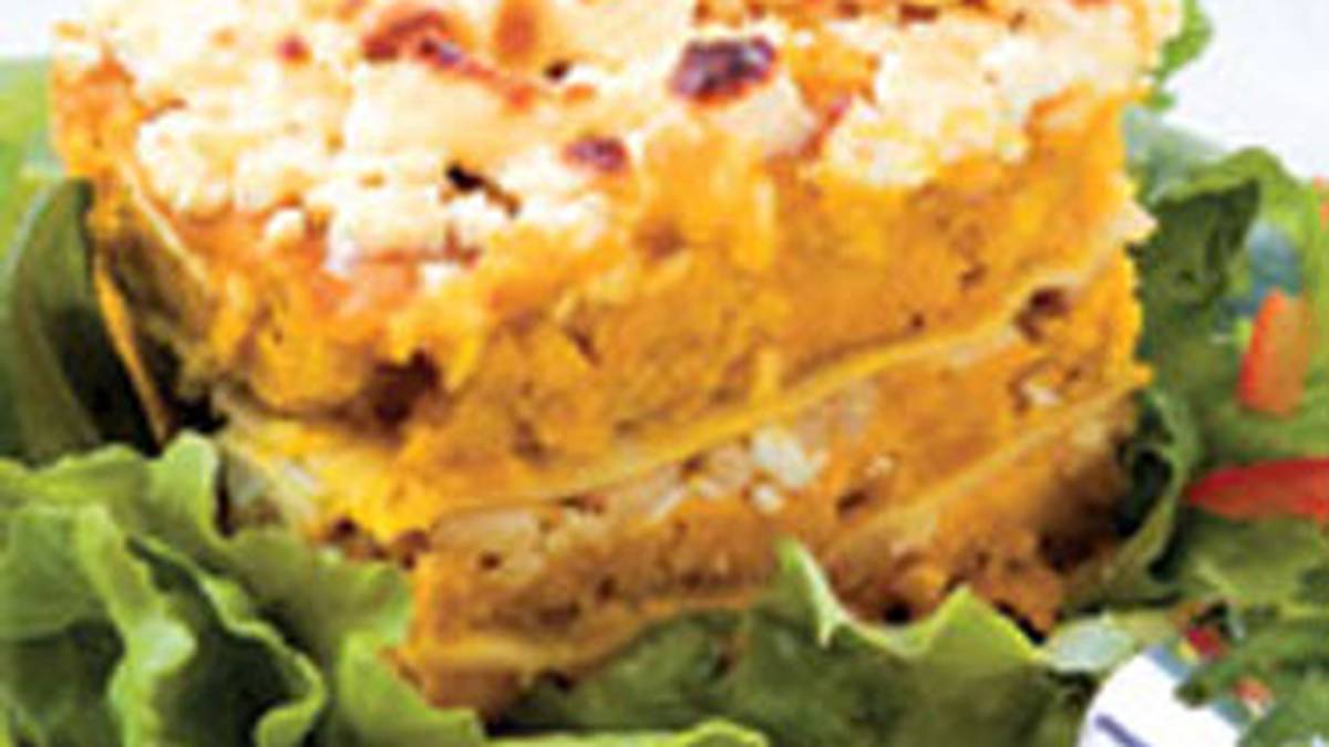 Pumpkin, feta and pinenut lasagne - NZ Herald