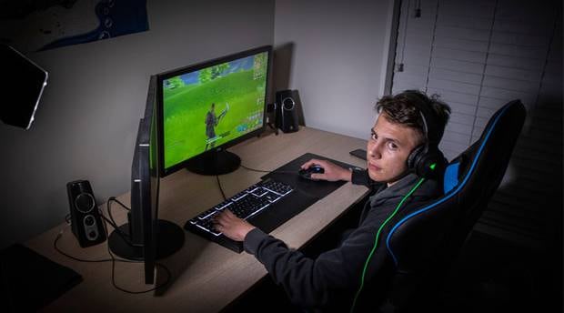 trent bostock is one of millions people around the world who play fortnite photo - steven adams fortnite