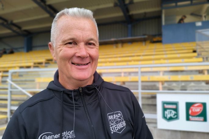 A delighted Bay of Plenty Steamers coach Richard Watt following the win against Canterbury. Photo: Rosalie Liddle Crawford.