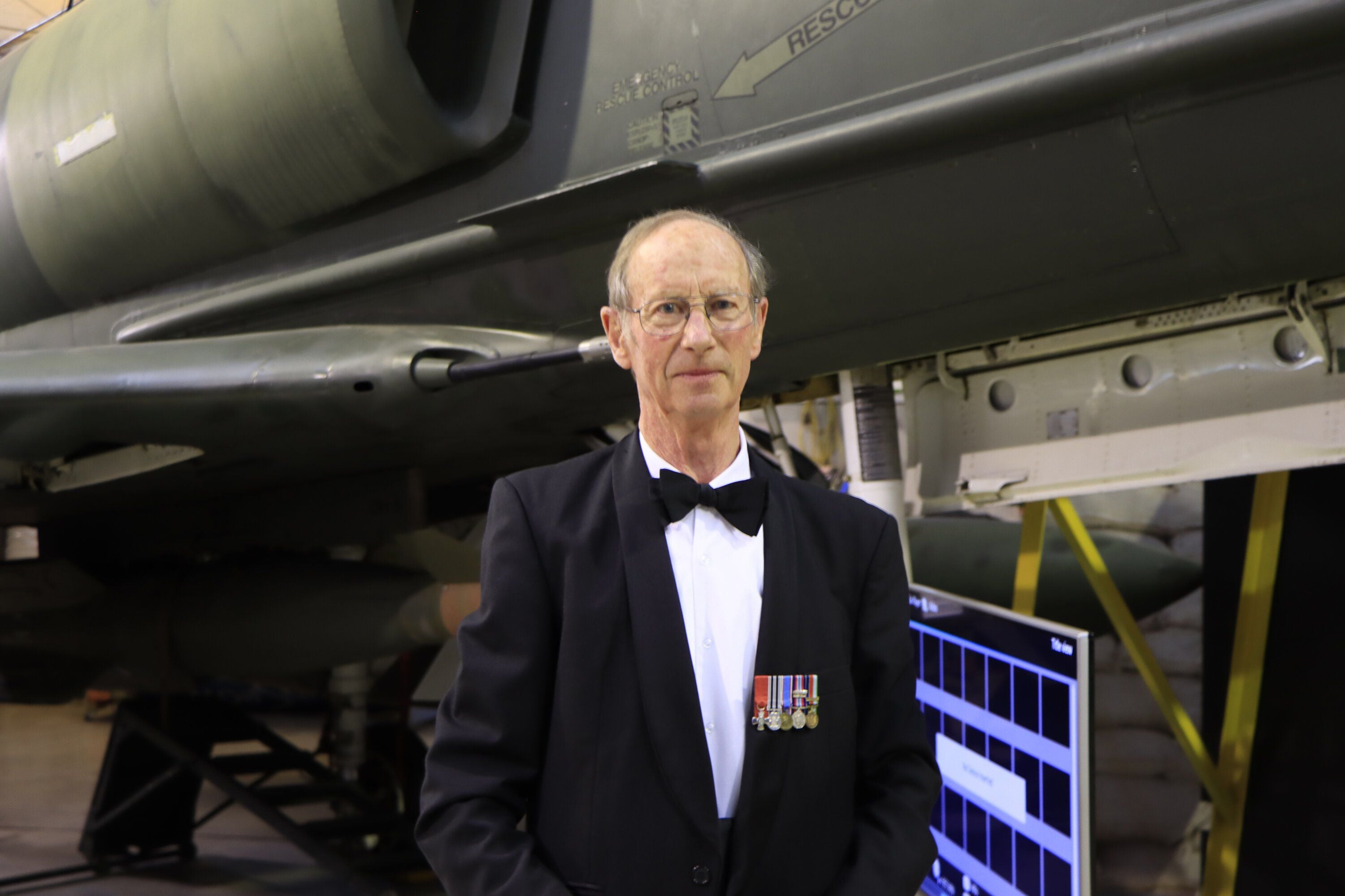 Former Squadron Leader, Jim Jennings was the only pilot to ever fire a shot in anger on New Zealand soil. He would be made Member of the New Zealand Order of Merit in 2010. Photo / Tom Eley