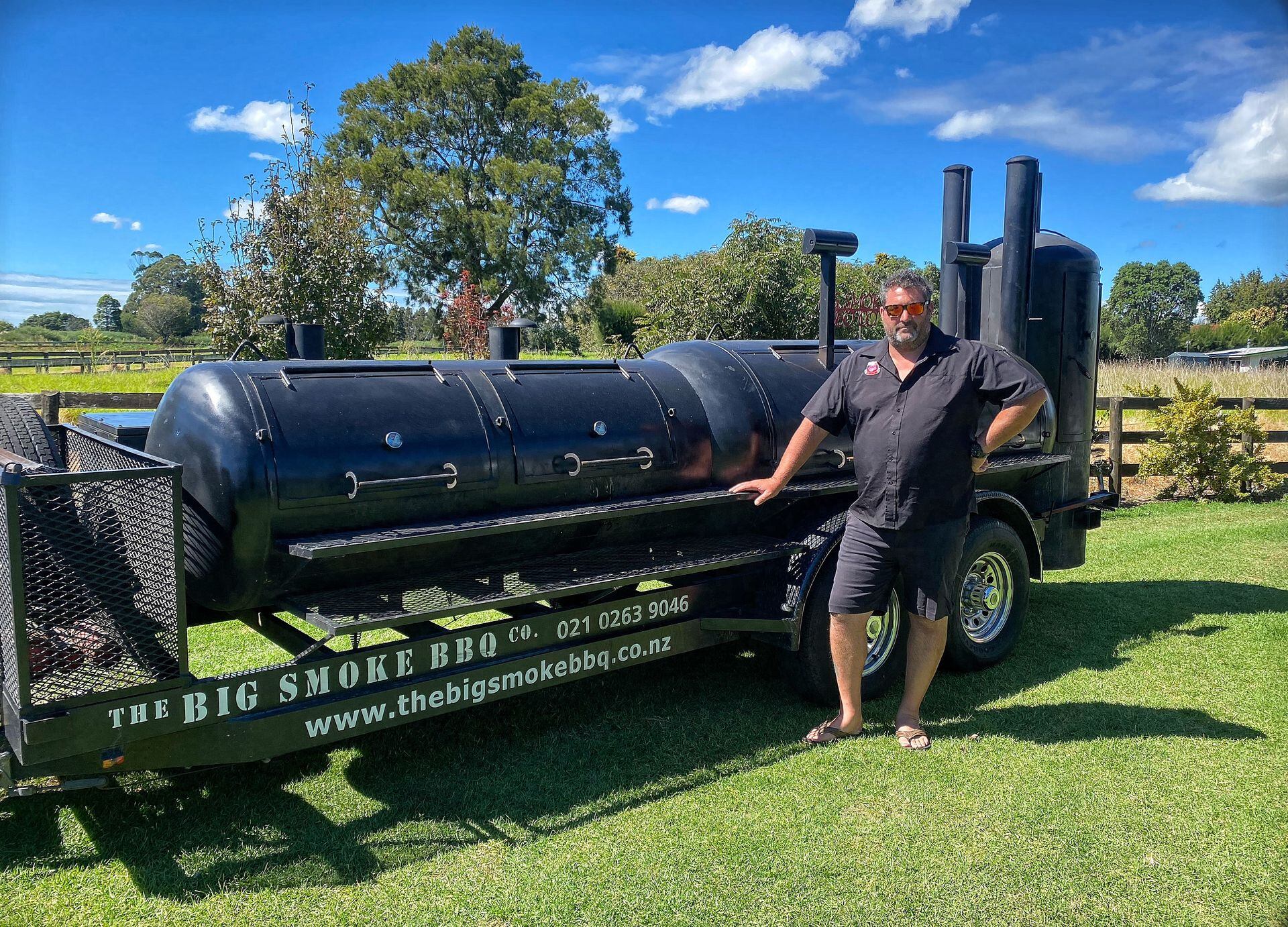 Big Smoke BBQ owner Mike Jefferies. 