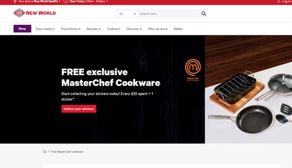 New World Pioneer on Instagram: Hey Palmy this is the MasterChef Cookware  we have in stock at New World Pioneer 🥘🍳 It's while stocks last, so hurry  on down to New World