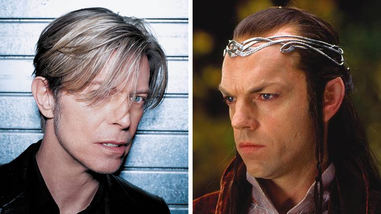 After starring in LOTR as the elf king Elrond; Hugo Weaving underwent  extensive plastic surgery to change his physical form to be more human. The  cast of V for Vendetta found the