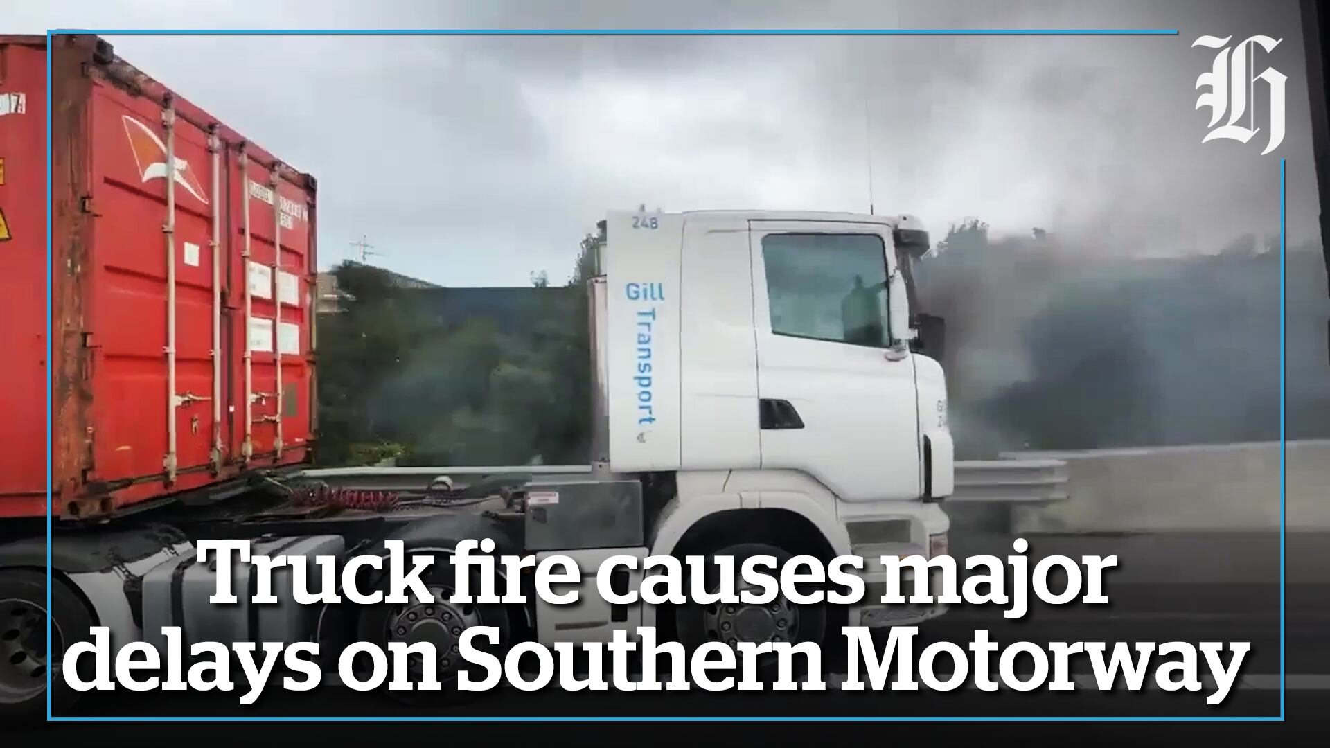 Truck fire causes major delays on Southern Motorway