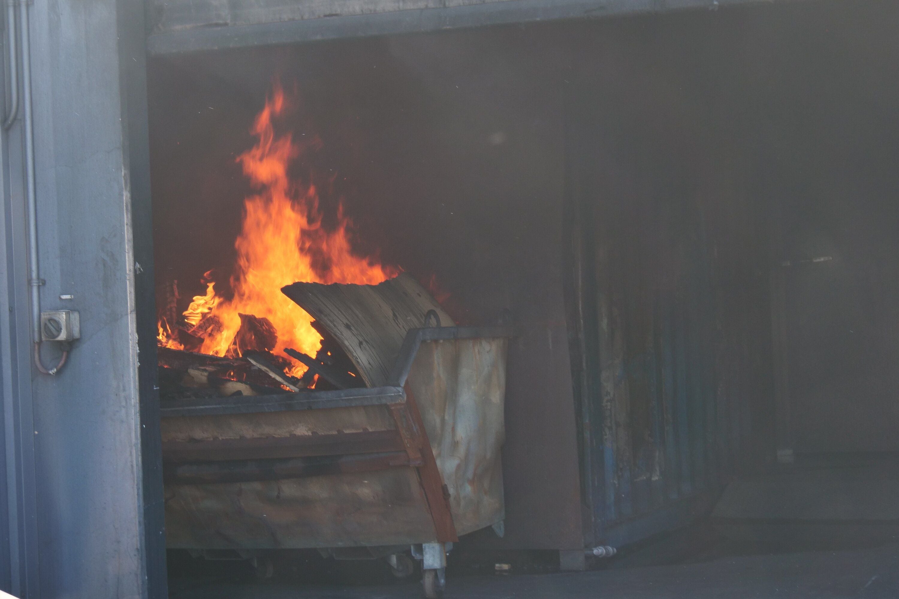 A fire at the National Training Centre for recruits to extinguish.