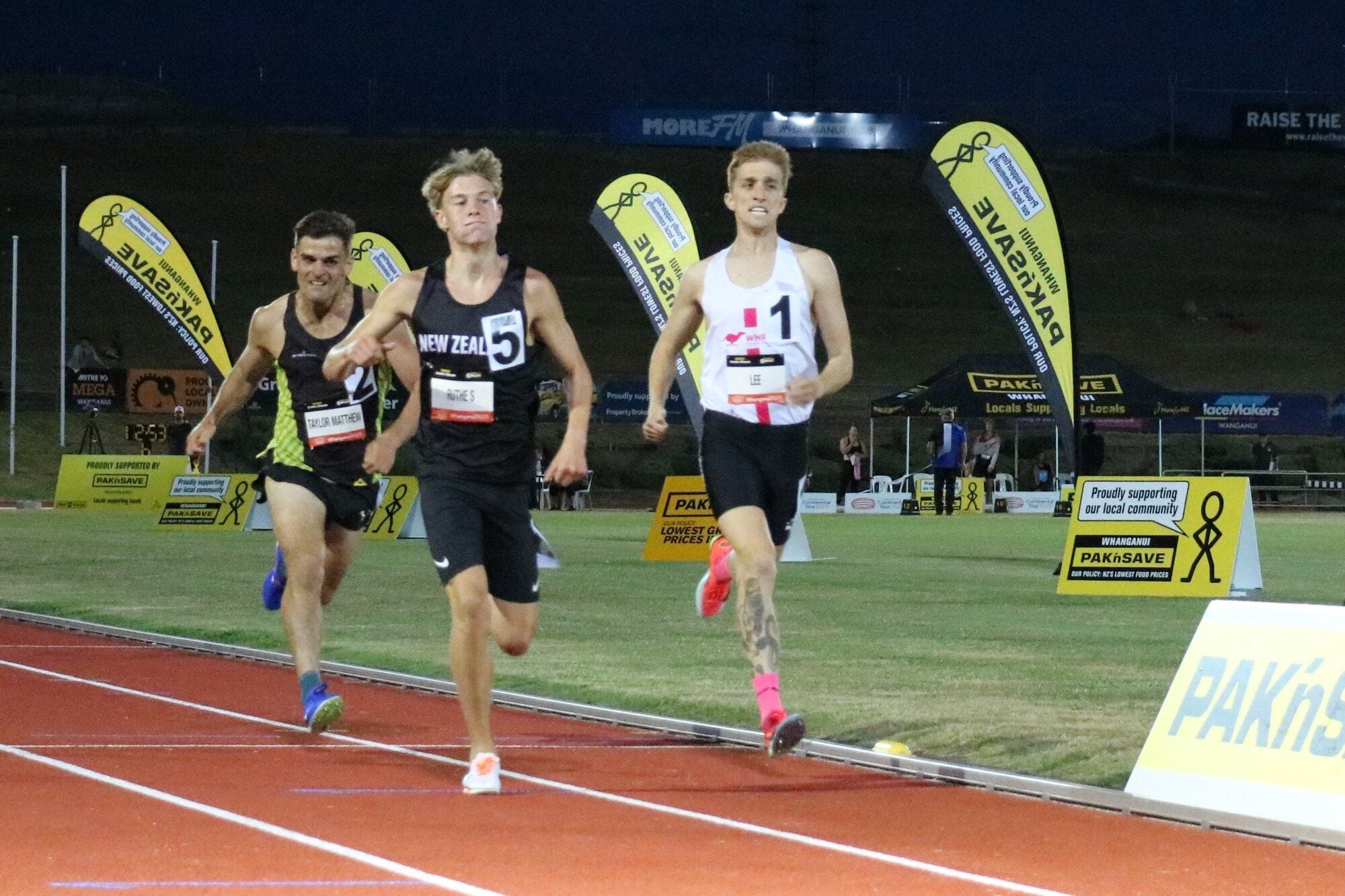  Sam Ruthe at the Cooks Classics Mile Finish.