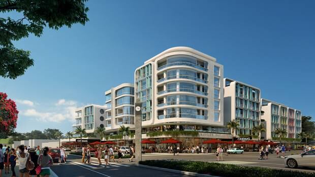 The retail and residential complex would have reached up to seven storeys. Image / Supplied