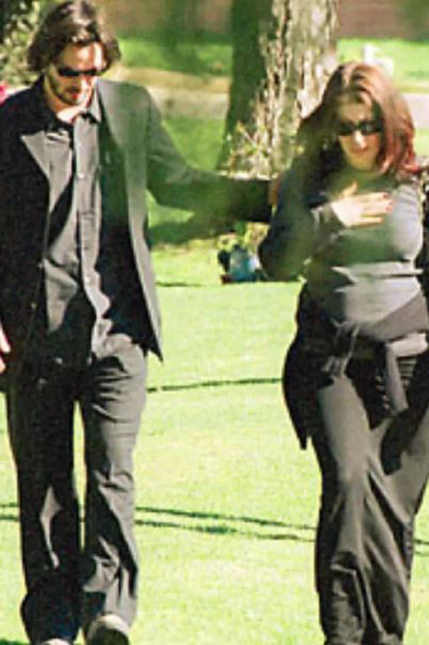 Keanu Reeves with his ex-girlfriend Jennifer Syme, who died in a car accident in 2001. Photo / News Limited