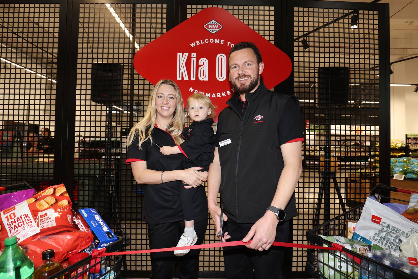 Matt and Amy Hayward opened their first New World Newmarket store on October 4 last year. Photo / Supplied