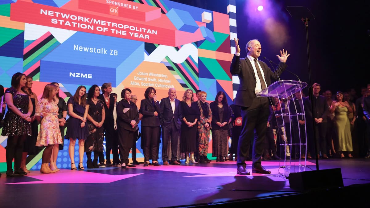 Newstalk ZB wins station of the year, More FM host named broadcaster of the year