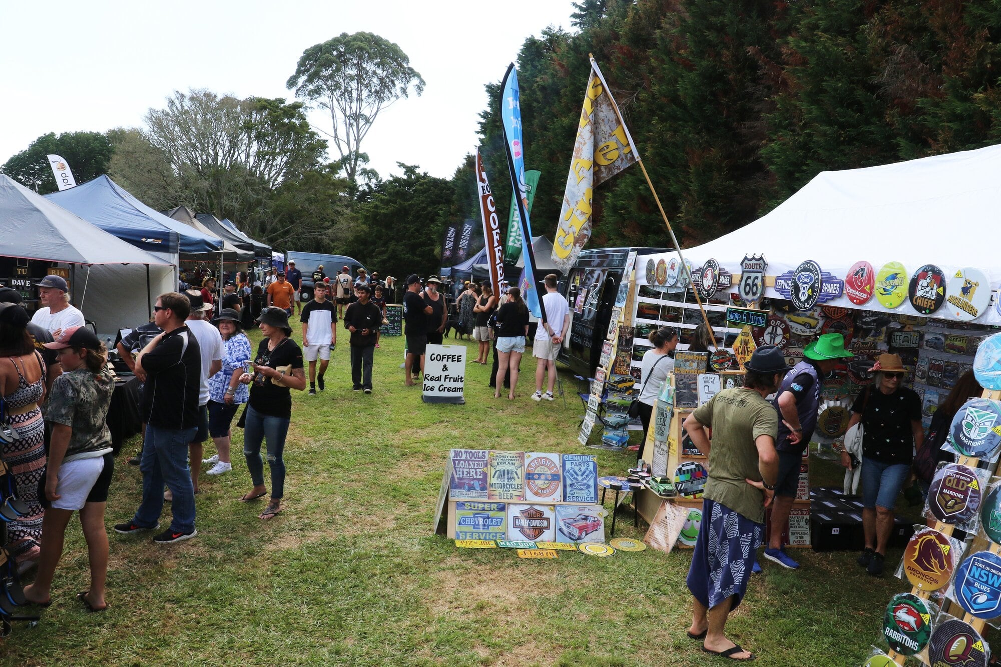  A small section of the market. Photo / Stuart Whitaker