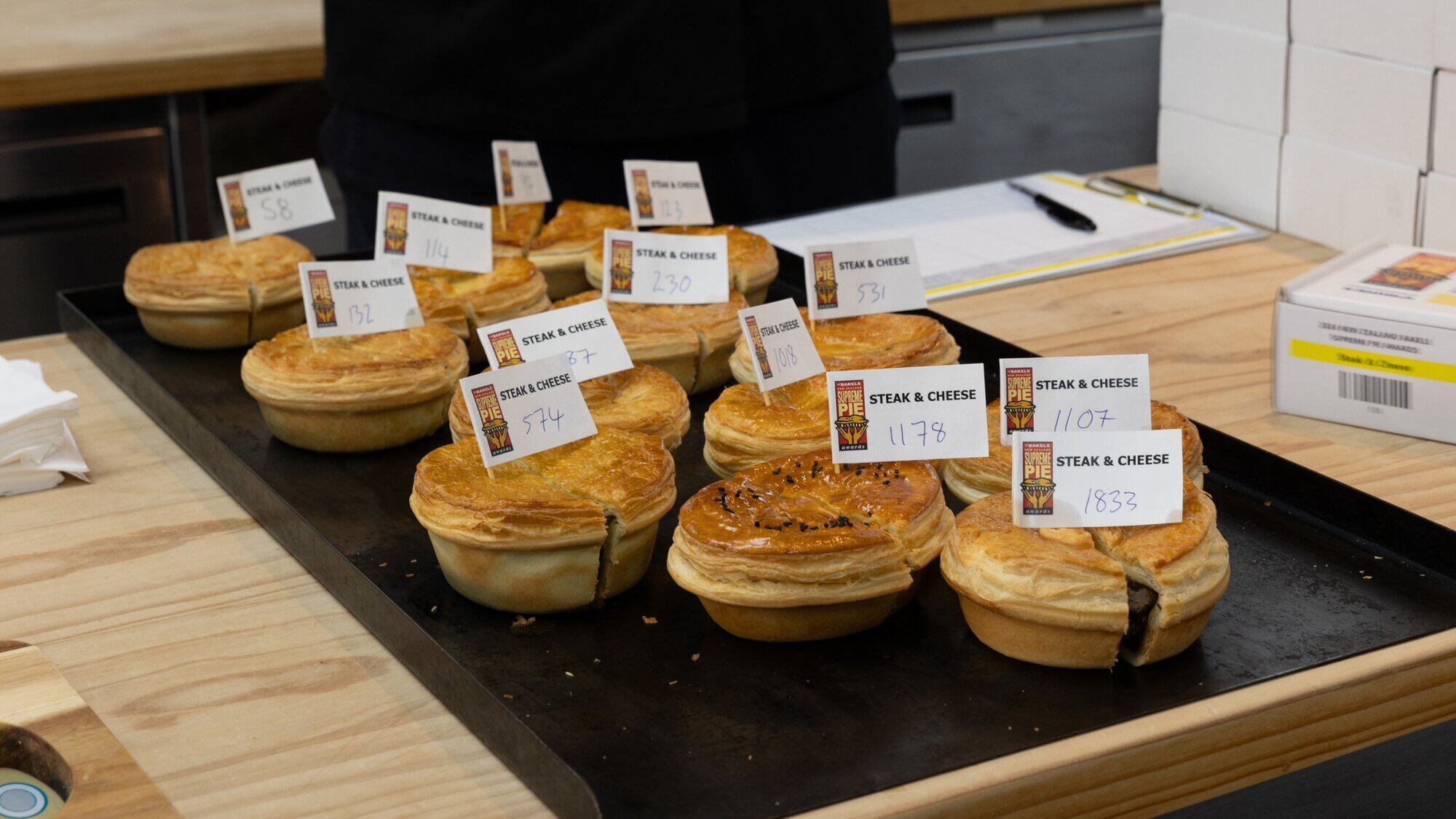  Steak and cheese pies are always popular. Photo / Supplied