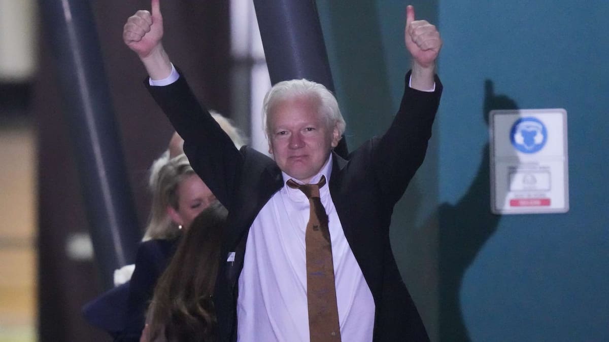 Julian Assange returns to Australia after US legal battle ends