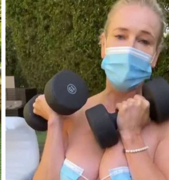 Chelsea Handler Shared a Photo in Her Viral DIY Face-Mask Bra