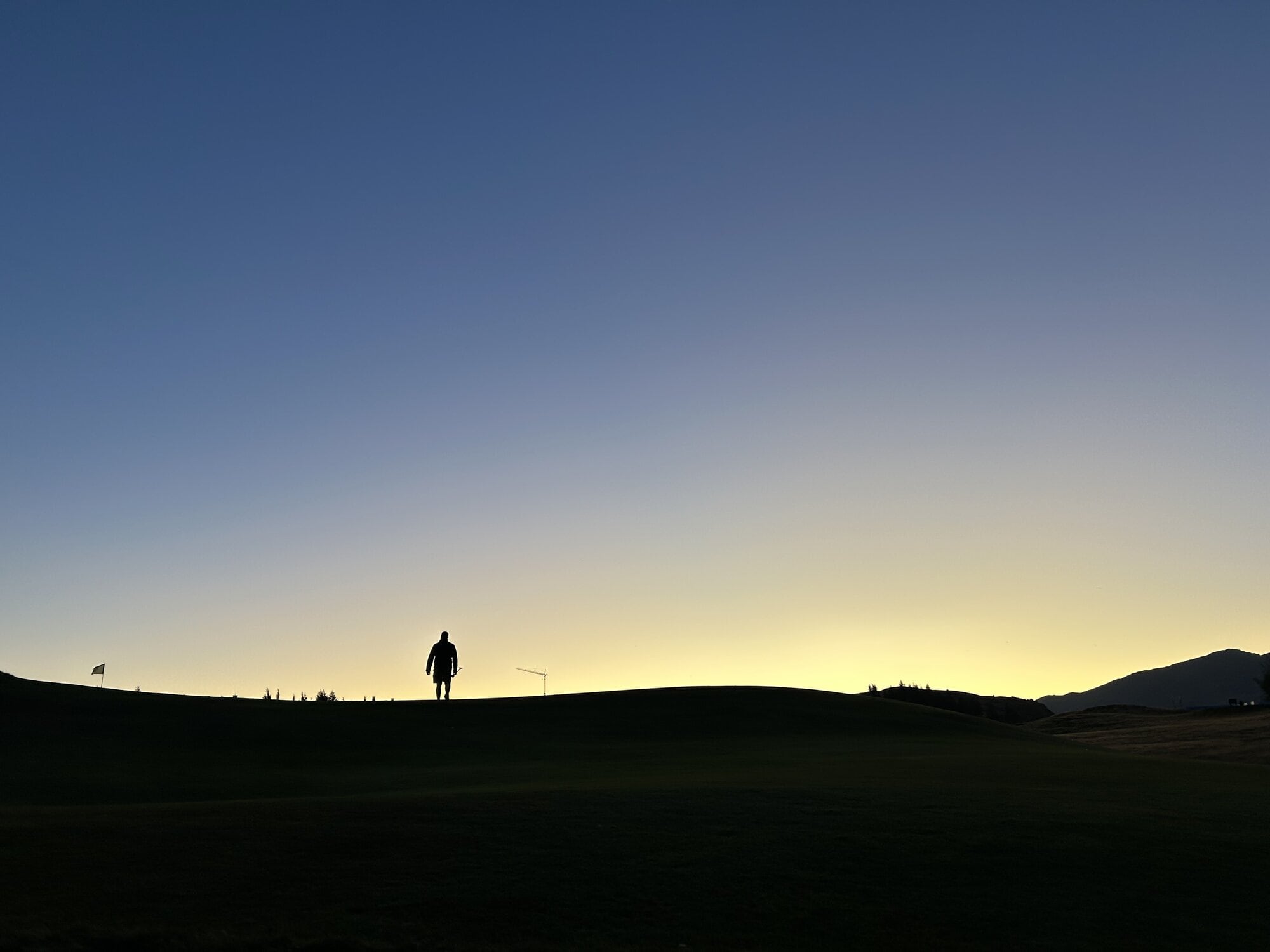  Karl Knedler started work at 4.15am some days at the NZ Open 2025. Photo / Supplied