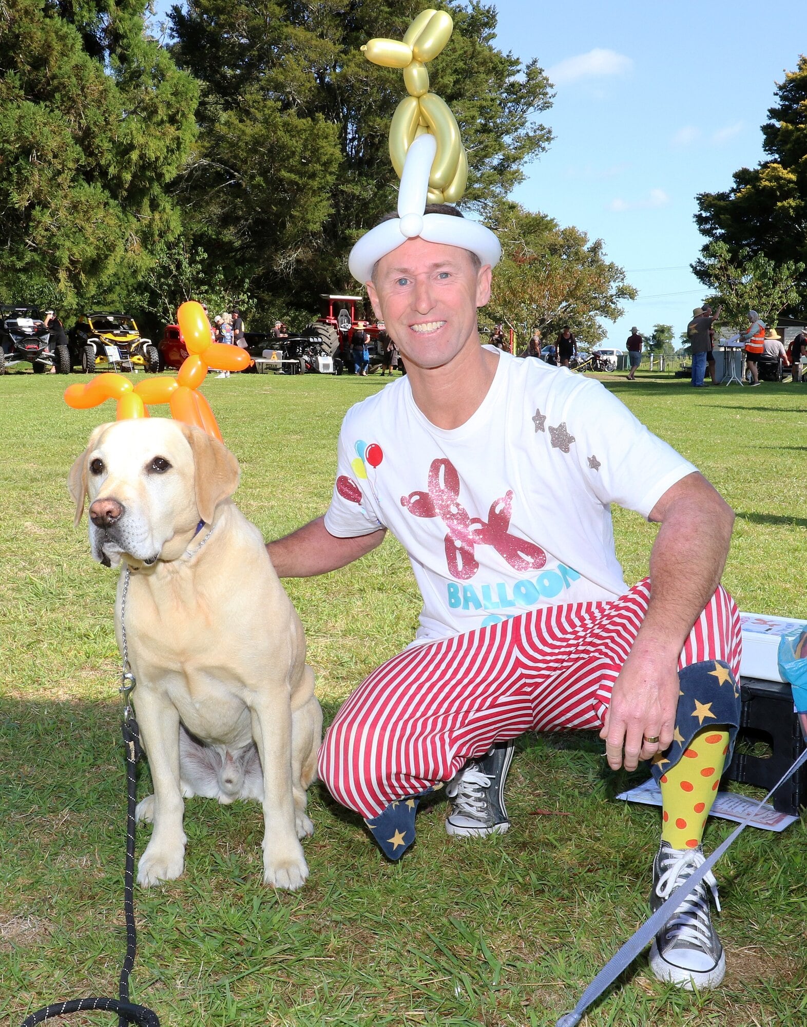  The Balloon Guy and Ikon. Photo / Stuart Whitaker