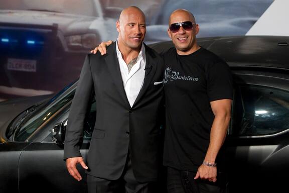 Is Vin Diesel Really The Same Height As John Cena?, the rock
