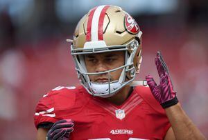 49ers waive former rugby star Hayne, promote Gaskins from practice squad 