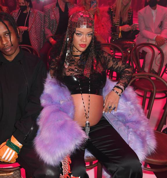 Rihanna covers British Vogue with A$AP Rocky and son