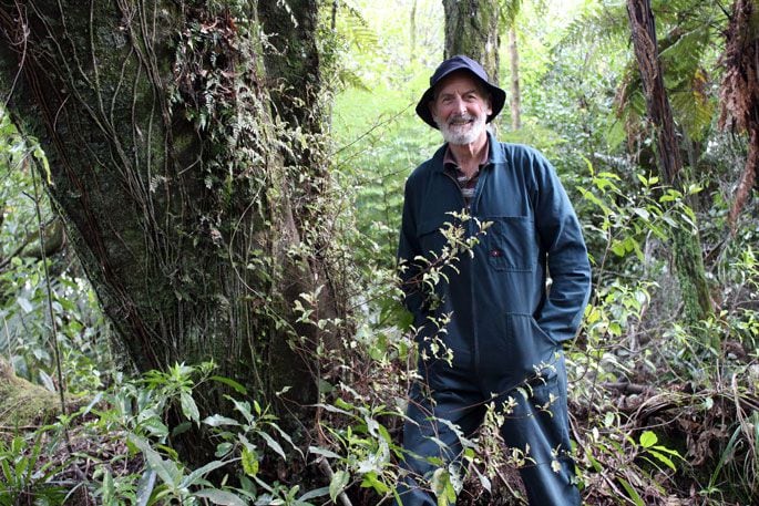 Hans Pendergrast has lived in Ōtanewainuku Forest all his life and says it’s the volunteers who deserve the accolades. Photo: supplied.