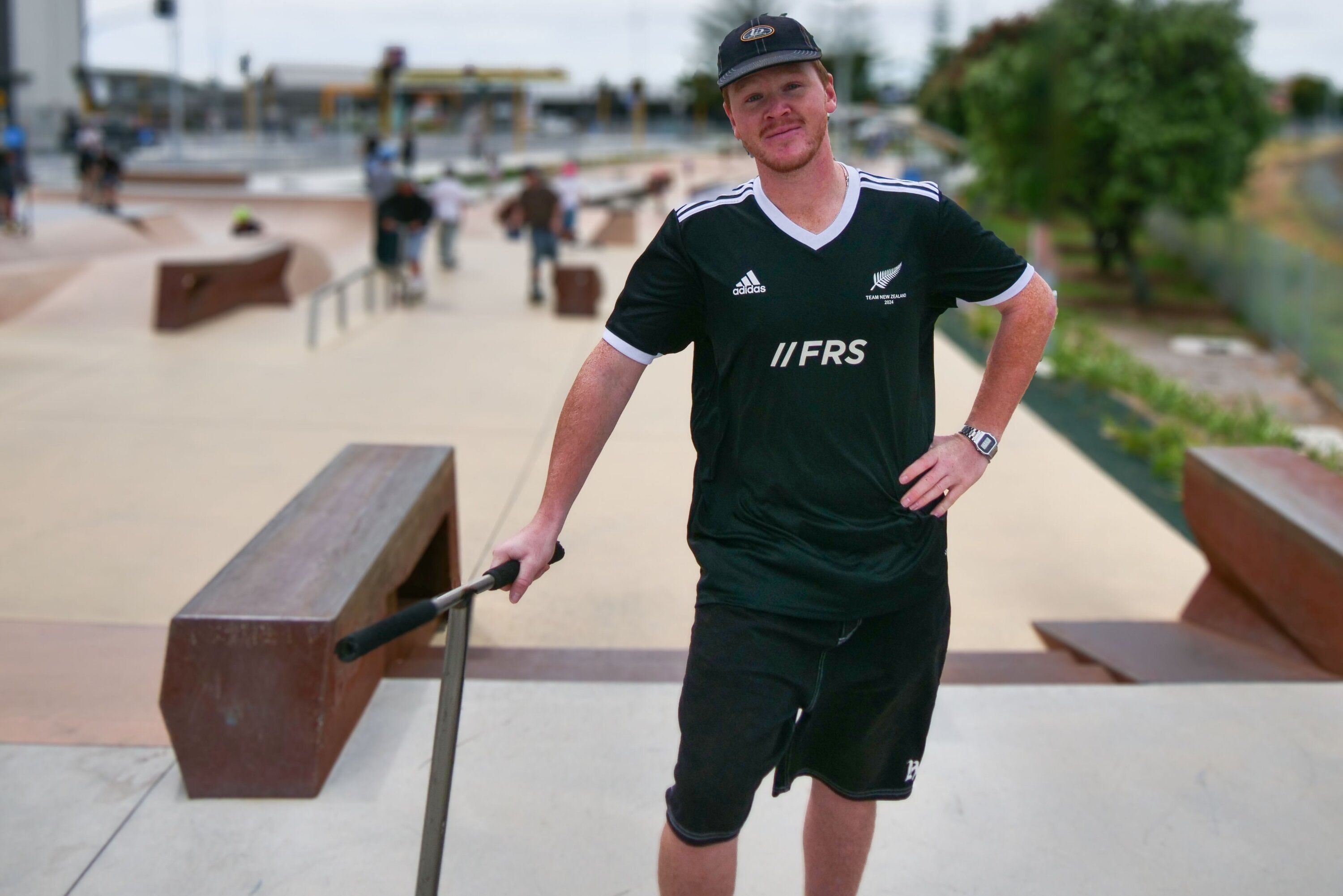  Cory Griffiths came second at an international pro tour stop “FISE Shangahai” which is the first New Zealand Mens Podium finish at the event. Photo / Tom Eley