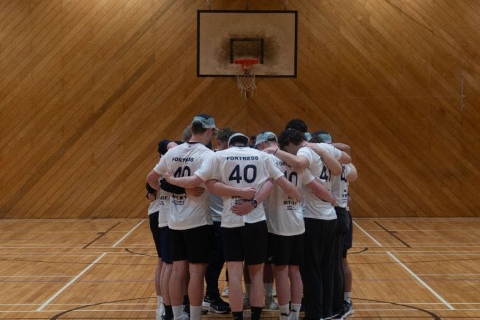 Tauranga Boys' College prefects prepare to begin the Fortress 40 Challenge. Photo / Supplied