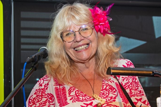 The ukulele group founder Jill Leighton. Photo/ Bob Tulloch