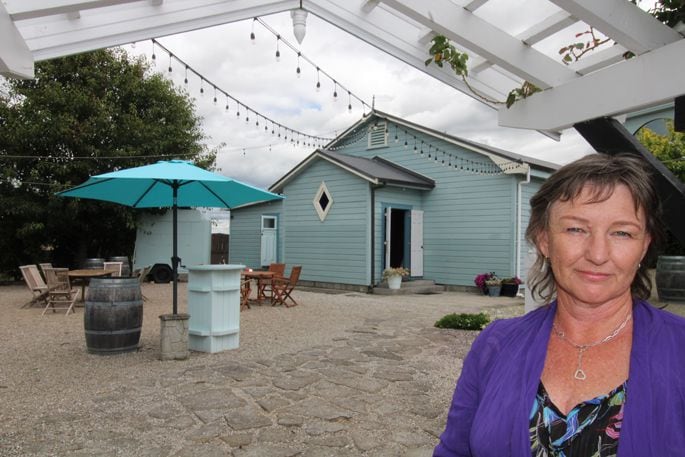 Alice Capper-Starr, marketing and sales manager at Rosebrooke Hall and Gardens, outside Hunga Hunga Hall. Photo: Steve Edwards