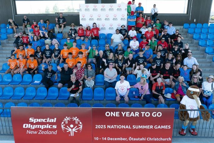 Games ambassadors and athletes celebrate one year until the start of the National Summer Games.