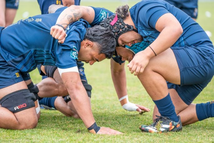 Bay of Plenty Steamers at team practice on Wednesday.  Photo: David Hall.