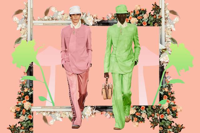 Kim Jones goes all-out on pink and flowers for his debut Dior Men campaign  