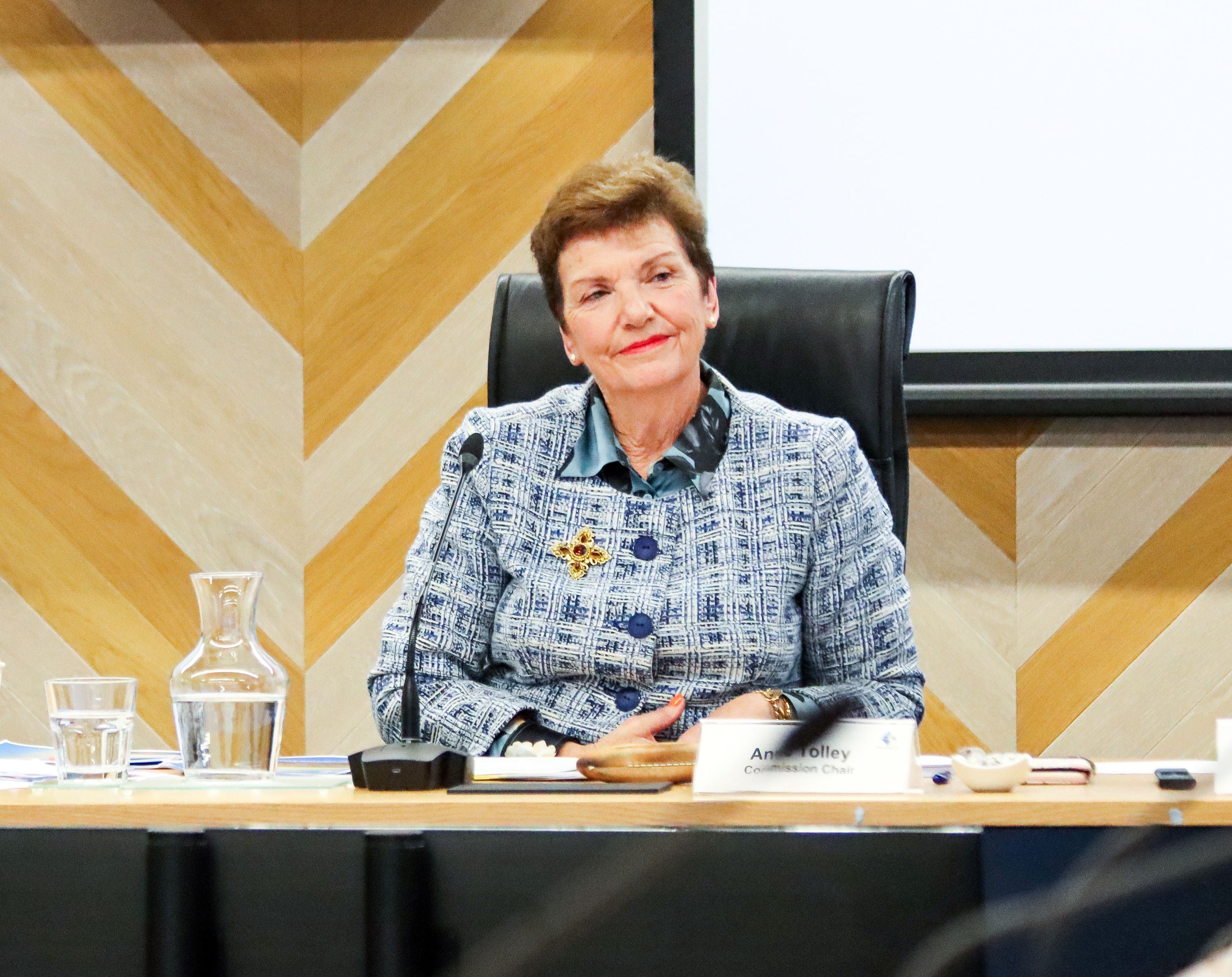 Anne Tolley at the final full council meeting of her tenure in June. Photo / Alisha Evans, SunLive