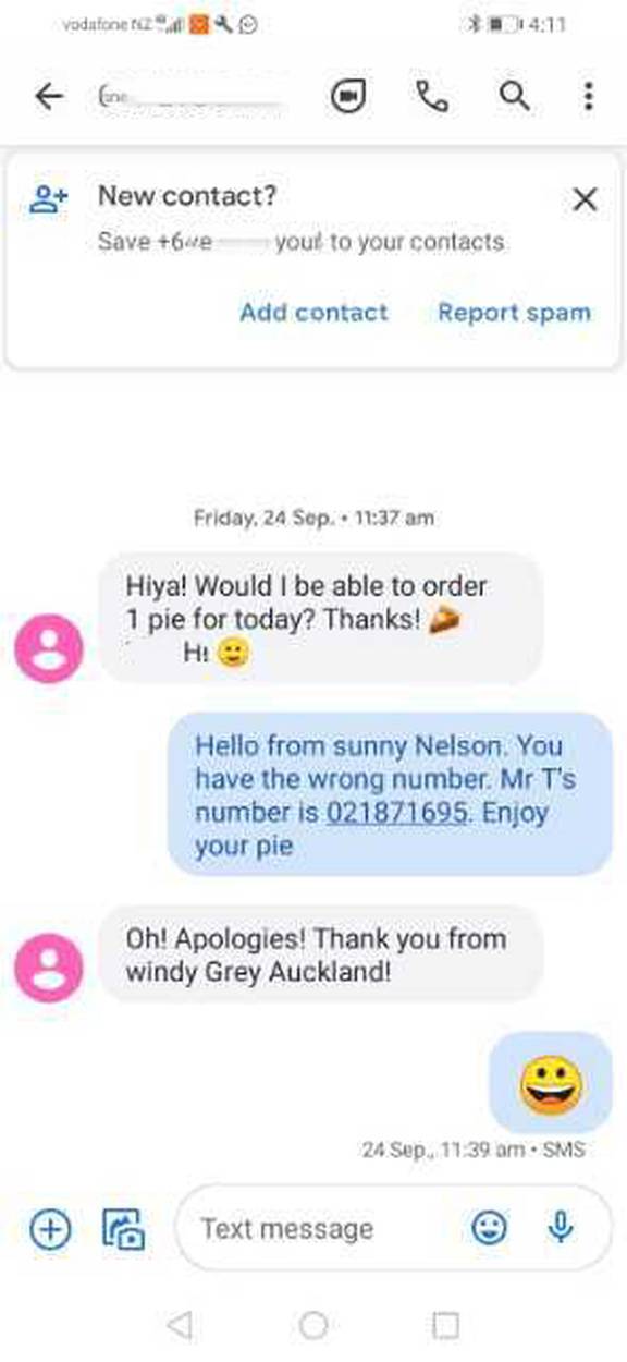 pie message ap